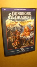 MODULE - X7 - WAR RAFTS OF KRON MINT NEW 9.8 DUNGEONS DRAGONS