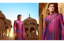 Indian/Pakistani/Asian Designer Wedding Suit/Mens Sherwani / Groom 2pcs Size 40