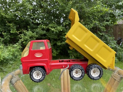 TONKA METAL DUMP TRUCK 34cm LARGE VINTAGE TOY 13240 UK