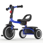 Besrey Toddler Tricycle with Bell,Kids Trikes Age 18 Months to 5 Years Boys,Blue