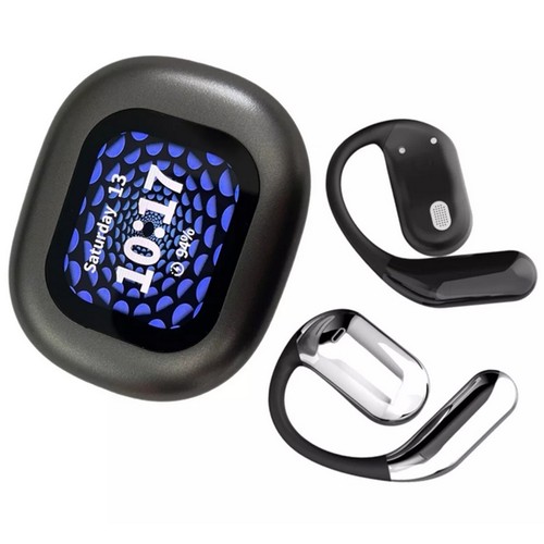 NEUF SPORT V5.4 ÉCOUTEURS SANS FIL GRAND FOND D'ÉCRAN LCD écran tactile IPX6 US - Photo 2 sur 6