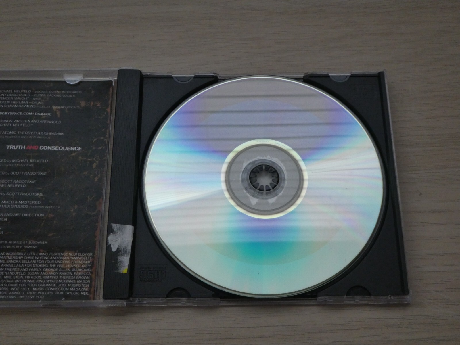 Truth & Consequence Damage CD 2008 Hard Rock Rare CD-R