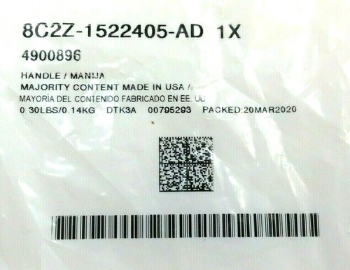2008-2021 Ford E-Series front outer driver black Door Handle OEM 8C2Z1522405AD - Picture 5 of 5