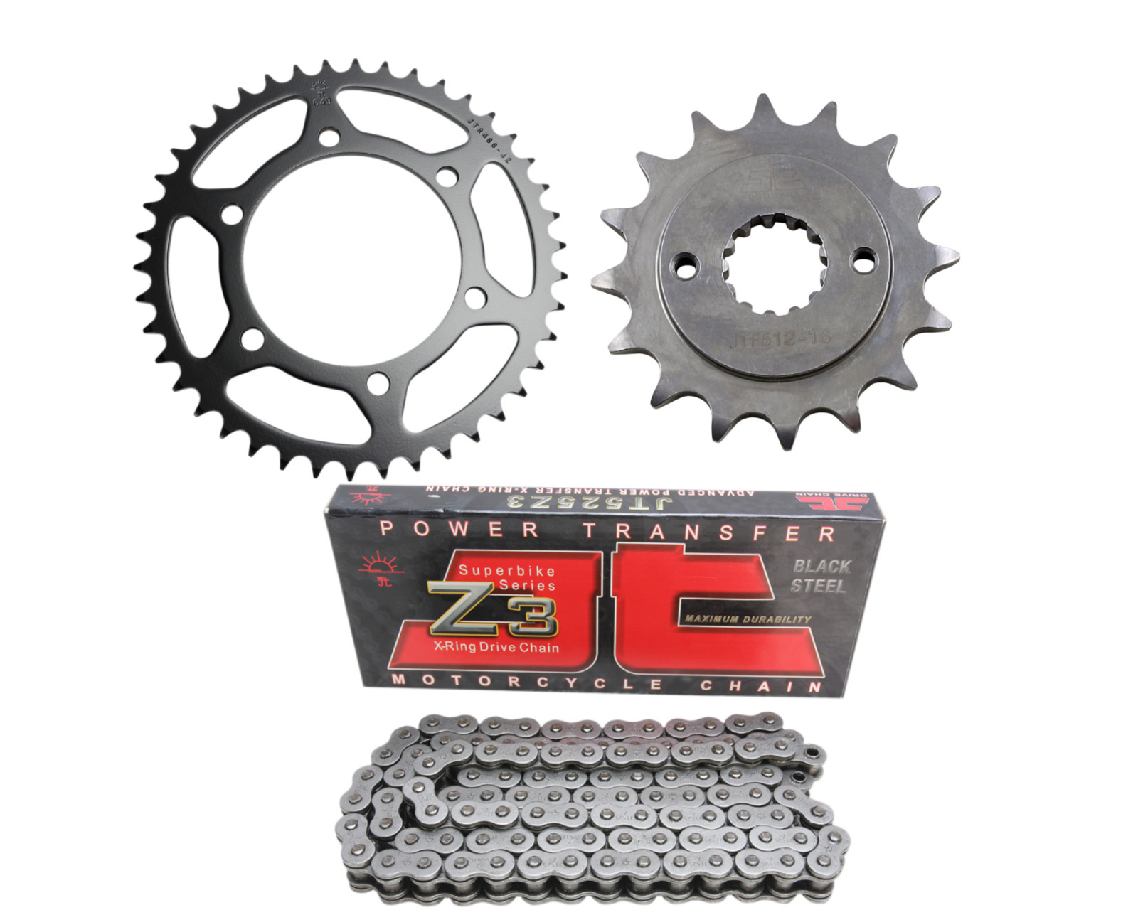 Suzuki GSXR600 11-25 Z3 EXPERT 520 CONVERSION QUICK ACCEL CHAIN SPROCKET KIT