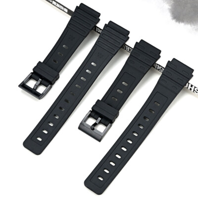 Schwarzes Uhrenarmband für Casio F91W/F84/F105/108/A158/168/W-59/AE1200