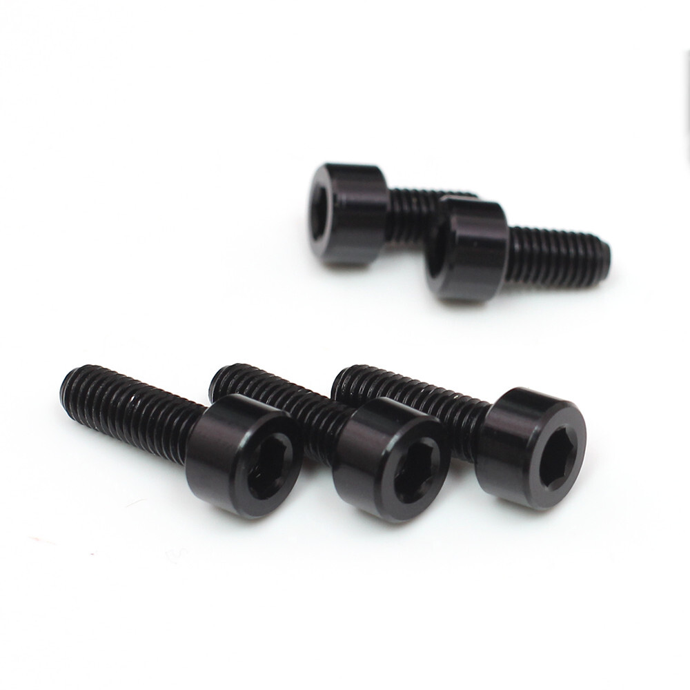Black Aluminum Fuel Cap Bolts For Kawasaki Z125 PRO 16 17 18
