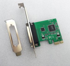 Parallel Port DB25 LPT Printer PCI-E Express Card Converter Adapter Low Profile
