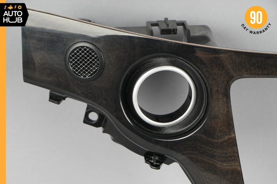 13-20 Mercedes R231 SL400 SL550 consola central bisel negro madera de fresno OEM 62k Foto 3 de 4