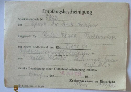 Büro-, Papier-und Schreib-Sparbuch für Sammler