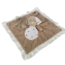 Douglas Baby Puppy Dog Lovey Satin Trim Soft Plush Security Blanket Stars Moon