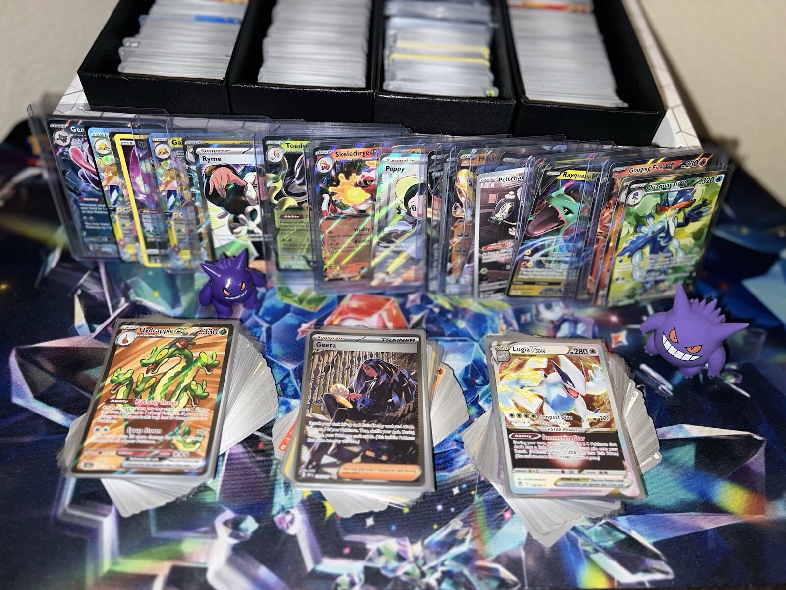 Pokemon Card Lot of 51 - 15 Holo + Ultra Rare! Ex, V, Vmax, Vstar, and Full Art