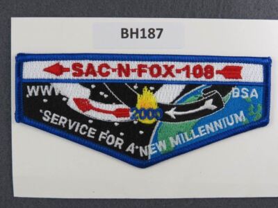 OA Lodge # 108 Sac-N-Fox 2000 Flap A New Millenium Winnebago  [BH187]**
