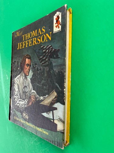 Vintage MEET THOMAS JEFFERSON Hardcover Book by Marvin Barrett, Illustrated - Picture 3 of 10