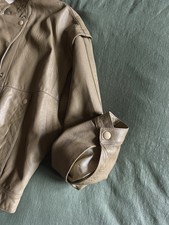 Vintage Leather Jacket, Vera Pelle, Eu 44, Suitable For S, Loose Fit