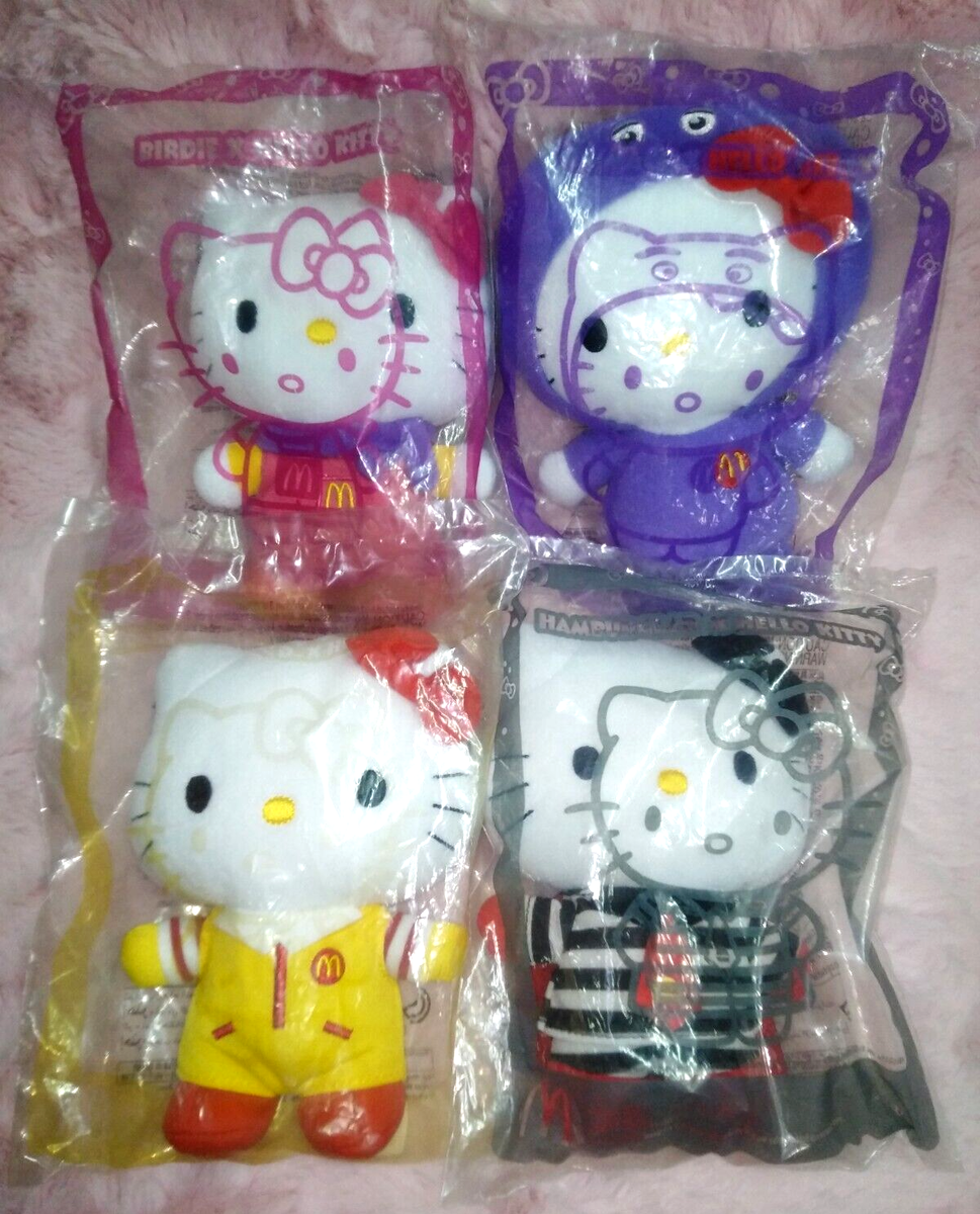 Set of 4 Hello​ Kitty​ 2012 McDonald's Ronald Birdie​​ Grimace