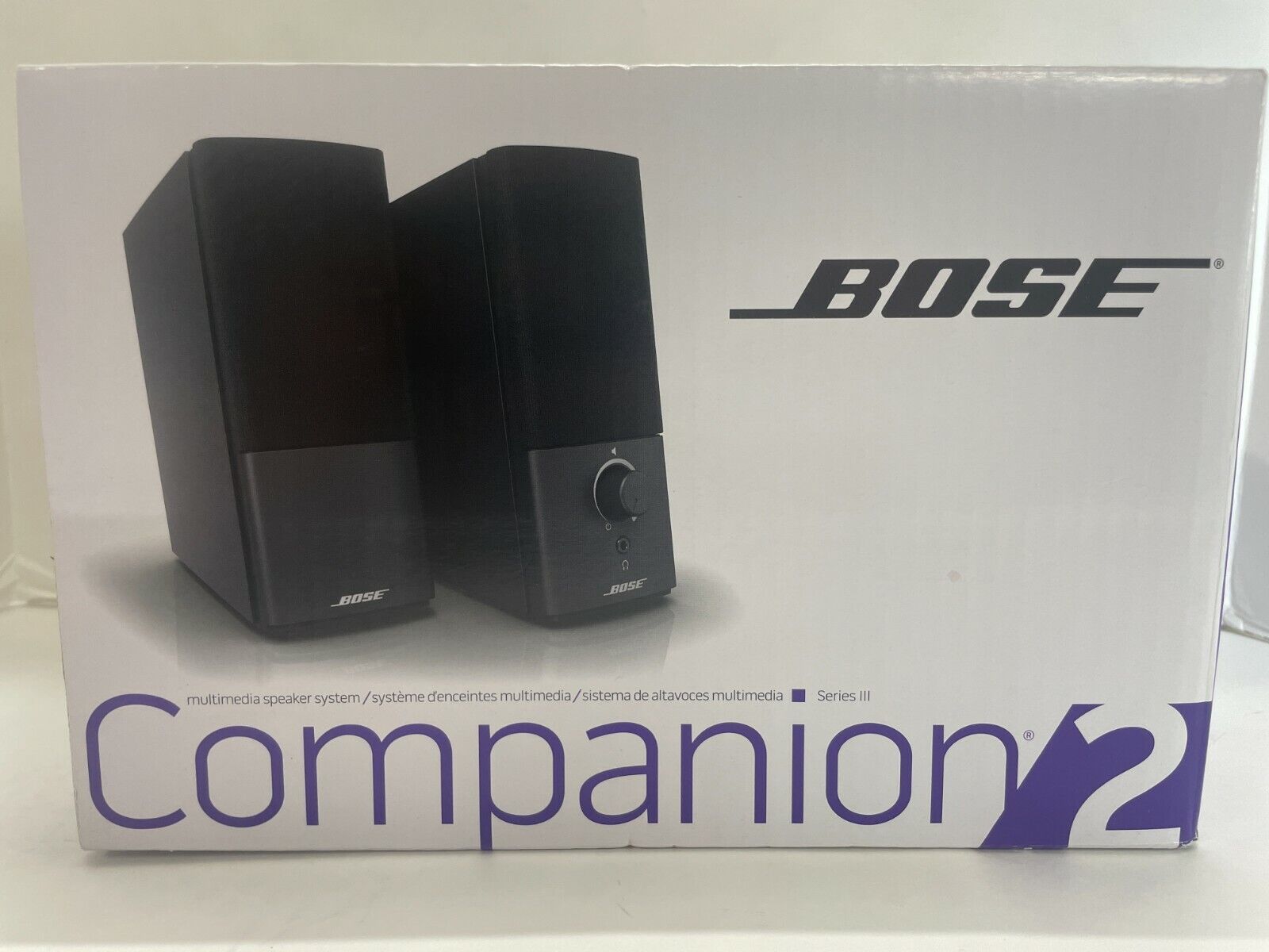 Bose - Companion 2 Series III Multimedia Speaker System (2-Piece) - Black