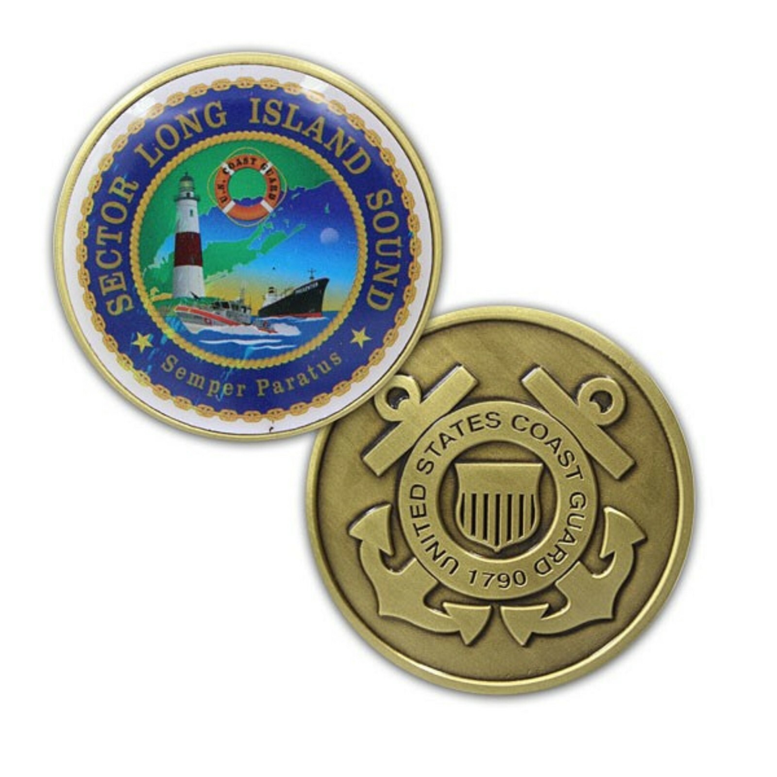 COAST GUARD SECTOR LONG ISLAND SOUND NEW LOGO  1.75