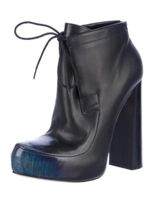 Bottines Alexander Wang pointure 37 sexy à lacets talon haut noir pour femme - Photo 1/4