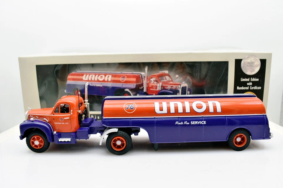 Modellino Camion 1:50 Mack B series union 76 tanker Corgi diecast modellismo - Immagine 3 di 4