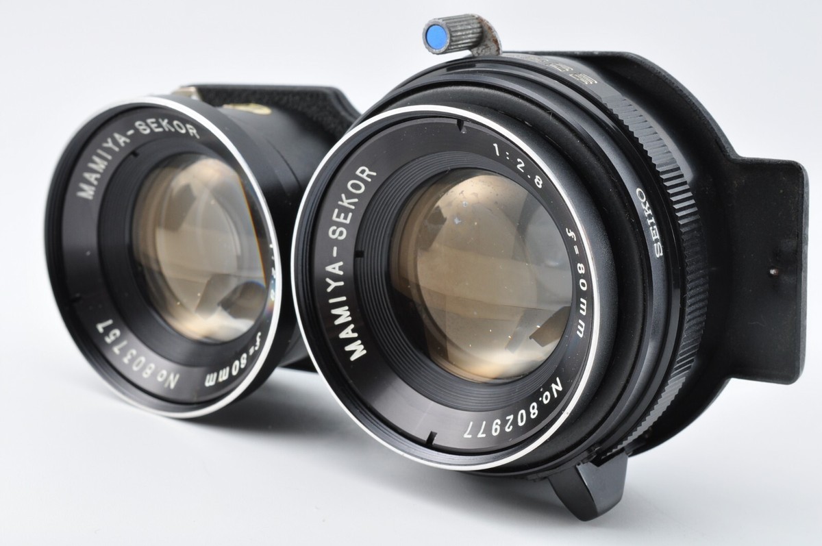 Exc+5] Mamiya C330 Pro F TLR Film Camera 80mm f/2.8 Blue Dot From