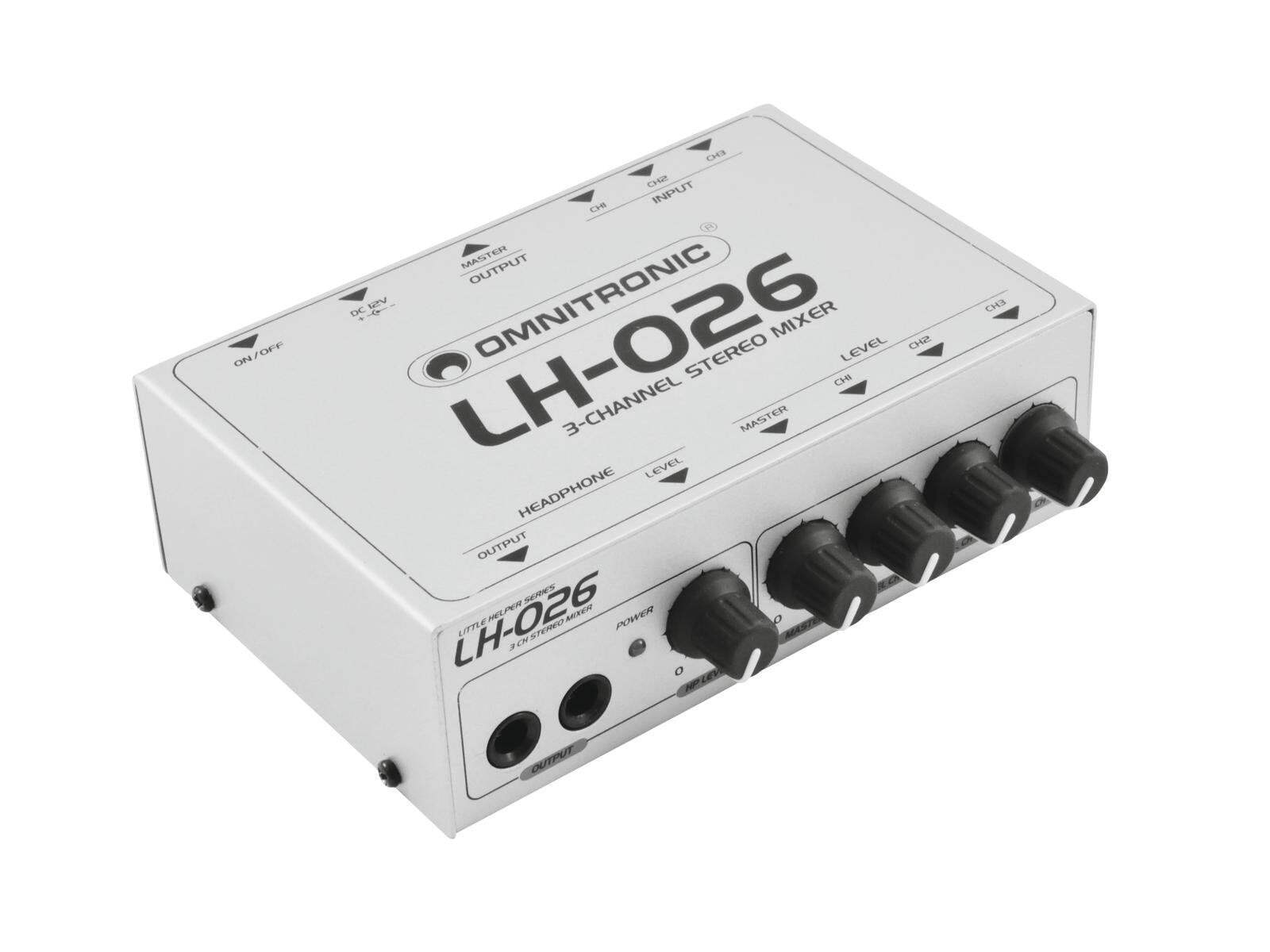 Thumbnail - Omnitronic Lh-026 3-kanal-stereo-mixer
