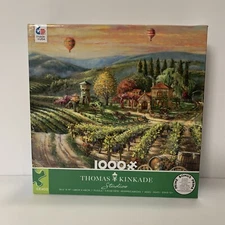 Thomas Kinkade Ceaco Puzzle 2021 1000Pc Peaceful Valley Vineyard NIB