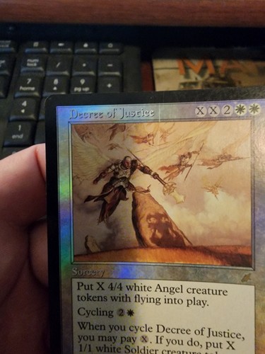 Scourge MTG FOIL Decree of Justice Magic - Picture 2 of 3