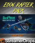 🔥Sea of Thieves🔥Ebon Rapier Pack Obsidian Figurehead - Pocket Watch PC / XBOX