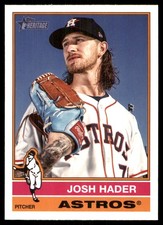 Josh Hader 2025 Topps Heritage #313 Astros MLB READ FREE SHIPPING AutographDen