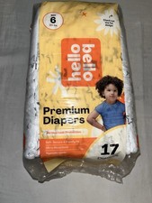 Hello Bello premium diapers size 6 35 pounds star design 17 Diapers Comfy Fit