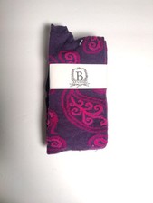 b studio -women's socks - purple - Cashmere blend - Made in USA **F7**