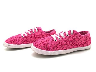Criss Cross women's sneakers size 39 sneakers low shoes lace-up comfort pink