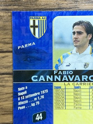 Panini Card Calcio 98 1998 Serie A #44 Fabio Cannavaro Parma | eBay