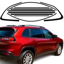 Side Chrome Delete Vinyl Wrap Kit Fit For 2014-2023 Jeep Cherokee Accessories...