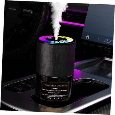 Car Air Freshener,Smart Car Air Freshener,Music Diffuser RGB Ambient Lavender