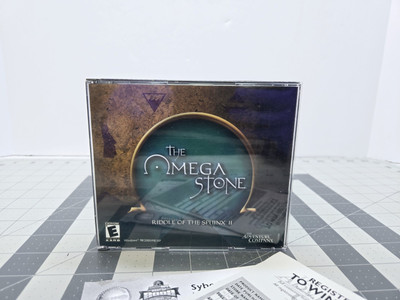 The Omega Stone: Riddle Of The Sphinx 2 PC Game An Egyptian Adventure (4 CDs)