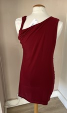 Nasty Gal Burgundy Dress Size Large Skinny Dress unworn, still tagged (304P)