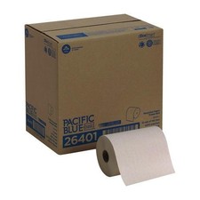 Georgia Pacific Blue Recycled Paper Towel Roll, 1-Ply, 7.88x350 ft, 12/Carton