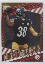 2020 Panini Donruss Elite Dual Threats Red 53/99 Jaylen Samuels #5 0c2