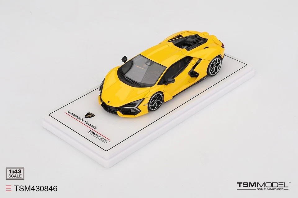 Truescale Miniatures Mod TSM430846: 1/43 Lamborghini Revuelto Giallo Yellow 2023 - Image 2 of 4