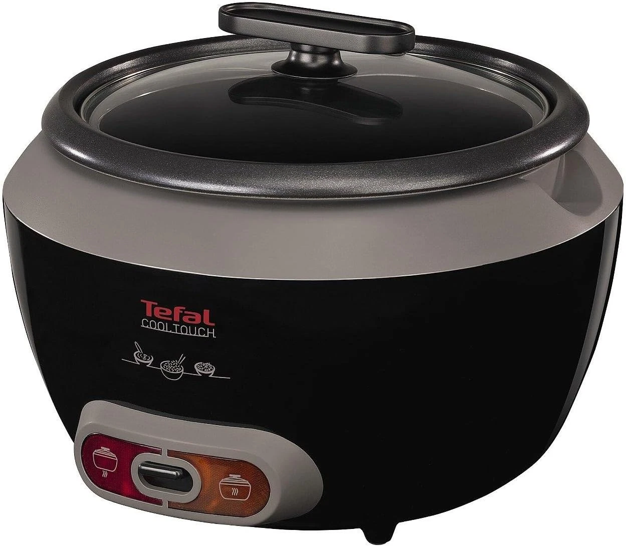 Cool Touch Rice Cooker, Auto Keep Warm Setting, Removable, Non-Stick, 1.8L Bowl,