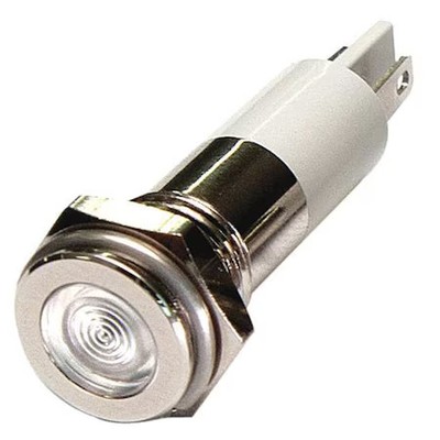 Flat Indicator Light, White, 24Vdc,  24M103