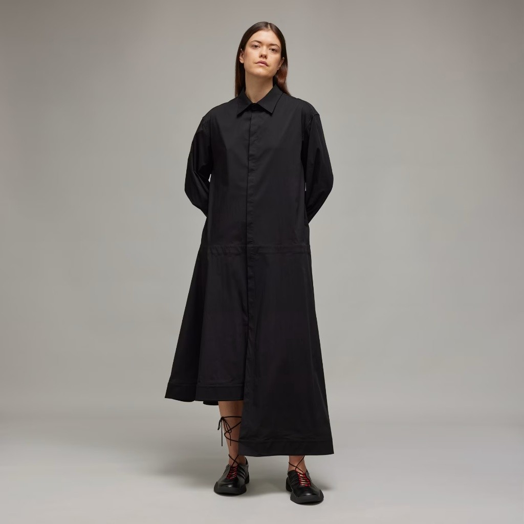 レディース Y's jacket long cotton Black 3 ladies