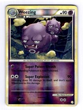 Weezing HeartGold SoulSilver #34 (2010) Rare Reverse Holo HP Pokemon on eBay