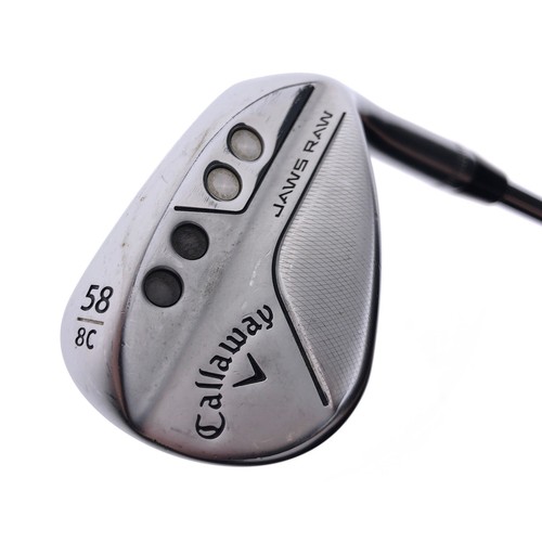 Usado EMISIÓN TOUR Callaway Jaws Raw 2022 Lob Wedge / 58,0 grados / Flexión rígida - Imagen 2 de 8