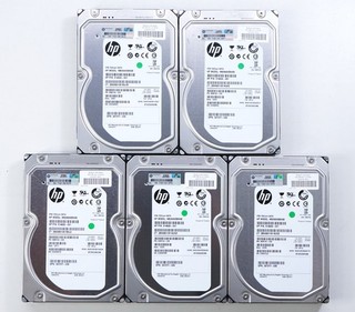 Lot of 5 HP MB3000EBKAB 3TB SATA 3.5" Hard Drive 614826 001 ST33000650NS