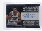 TRAYCE JACKSON-DAVIS 2024-25 PRIZM BLACK SENSATIONAL SIGNATURES D AUTO Q6846