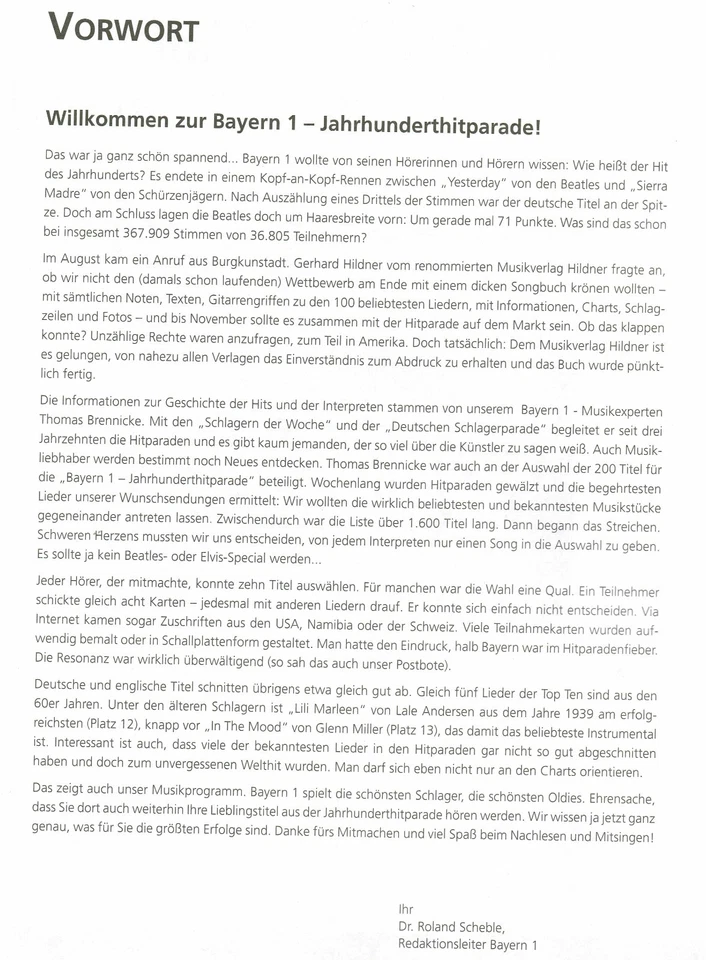 Noten für Gitarre Akkordeon und Gesang POP ROCK Liedermacher Blues BEAT Schlager - Bild 2 von 4