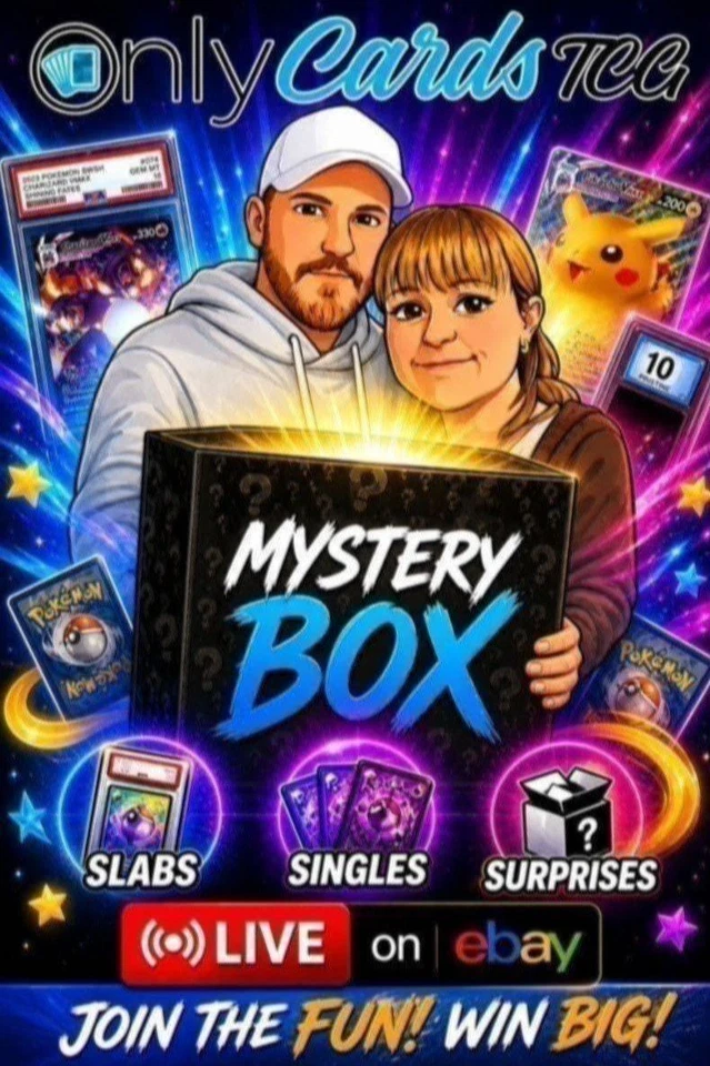 OnlyCardsTCG Pokemon Stream *Mystery Boxes* Suprise Sunday