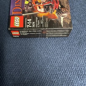 LEGO Dino Attack 7474 Urban Avenger vs. Raptor 100% Complete W/Box & Book